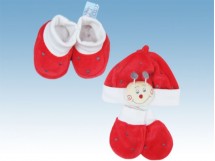 Dotdot Şapka Set Kırmızı